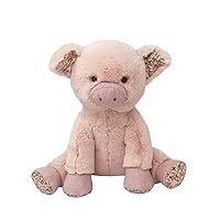 MON AMI Rosalie The Pig Stuffed Animal – 12”, Pink Pig Plush Stuffed Toy, Piggy Plush, Great Gift for Kids of All Ages