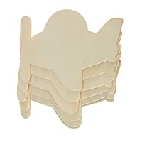 Homeford Laser Cut Wooden Favors, Natural, 6-Piece (4-Inch - Airplanes)