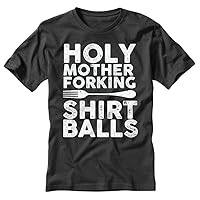 Holy Mother Forking Shirt Balls- Good Bad Place Black T Shirt