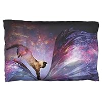 Galaxy Cat Time and Space Pillow Case