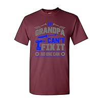 If Grandpa Can't Fix It No one Can Mechanic Tools Funny Adult DT T-Shirt