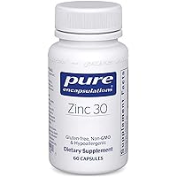 Pure Encapsulations Zinc 30 mg | Zinc Picolinate Supplement for Immune System Support, Growth and Development, and Wound Healing* | 60 Capsules