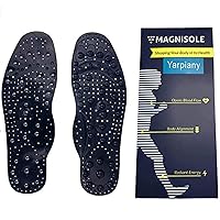 68 Magnetic Insole Magnetic Massage Insoles Yarpiany Magnetic Insoles Acupressure for Men and Women Magnetic Insoles for Pain Relief Black