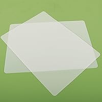 Clear Silicone Mats for Kitchen Counter, 11.8” x 15.75” (1mm) Non-slip Waterproof Countertop Protector Liner, Janeart Non-Stick Baking Mat, Heat Resistant Placemat for Pastry, Translucent, 2/Pack