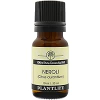 Plantlife Neroli Aromatherapy Essential Oil - Straight from The Plant 100% Pure Therapeutic Grade - No Additives or Fillers - 10 ml