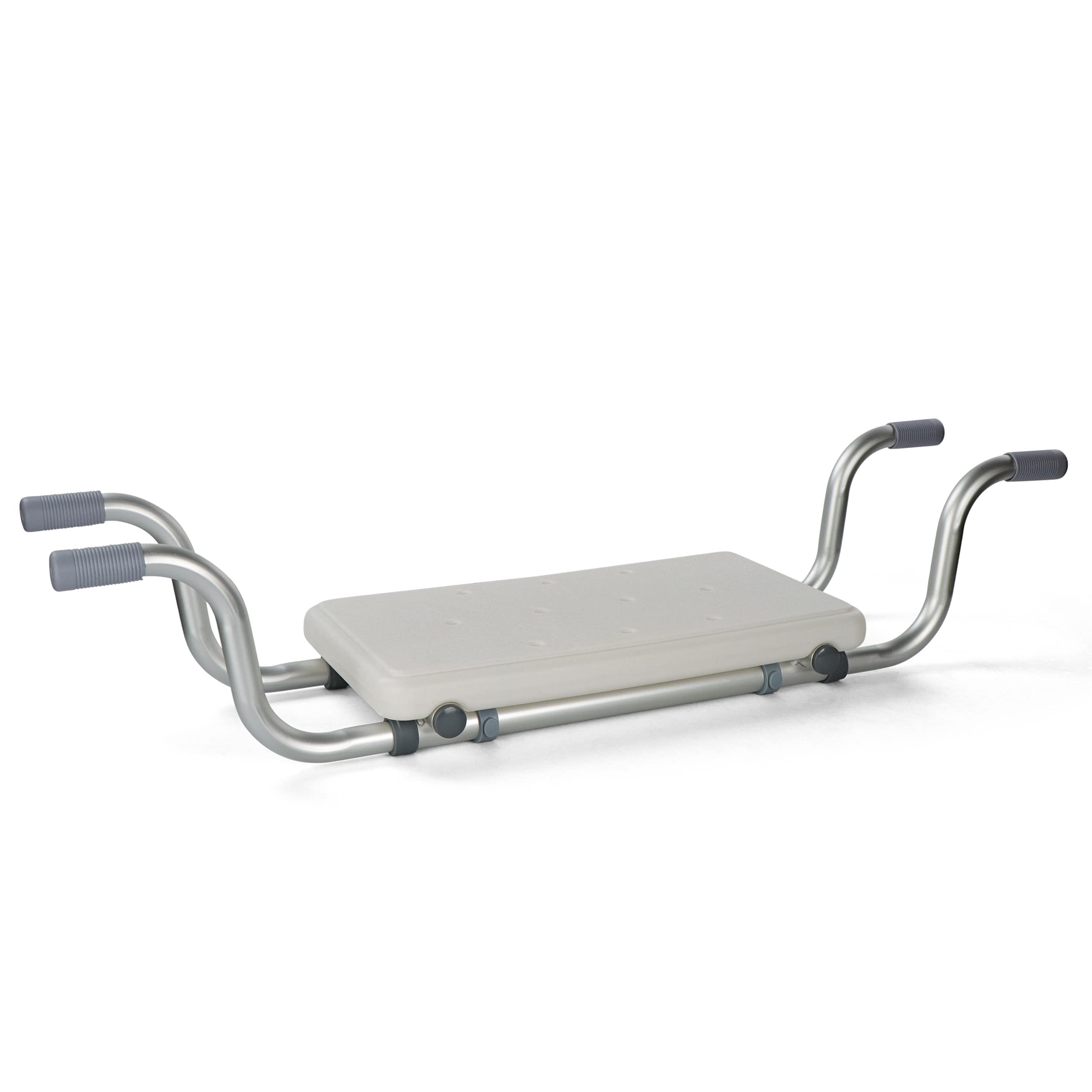Mondo Medical Adjustable Shower Bench Seat - 330lb Capacity Across Tub Suspended Bath Bench for Elderly and Disabled