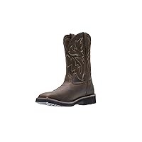 Wolverine Mens Rancher 10 Inch Square Toe Steel Toe Work Boot