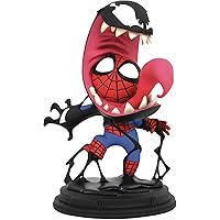 DIAMOND SELECT TOYS Marvel Animated Venom & Spider-Man Statue,Multicolor,5 inches