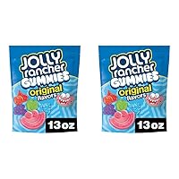 JOLLY RANCHER Gummies Assorted Fruit Flavored Candy Bag, 13 oz (Pack of 2)