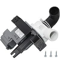 [2024 UPGRADED] W10536347 W10155921 W10049390 Washer Drain Pump with 3 Mounting Screws by Beaquicy - Replacement for Whirlpool Kenmore Maytag washer - Replaces W10217134 W10281682
