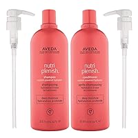 Aveda Nutriplenish Deep Moisture Shampoo & Conditioner 33.8 Oz Each With Pumps