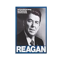 Vintage Posters Reagan Presidential Campaign Posters Wall Prints Canvas Art Poster And Wall Art Picture Print Modern Family Bedroom Decor Posters 12x18inch(30x45cm)