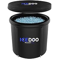 30''H Large Size Ice Bath Tub for Athletes,Multiple Layered Portable Ice Bath Tub for Recovery and Cold Water Therapy, Cold Plunge Tub for Outdoor-95 Gal Capacity