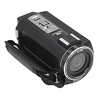 Akozon 56MP 5K DV800 Camera, 18X Digital Zoom Autofocus Anti Shake 180 Deg Rotation IPS Touchscreen Camera for Travel Photography Selfie