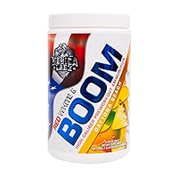 'Merica Labz Red, White, and Boom, High Caliber Pre Workout with VasoDrive-AP®, 350mg Caffeine, Max Energy, Pump and Focus, Increased Blood Flow and Muscle Volume, 20 Servings (Daytona Beach)