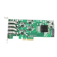 20Gbps USB 3.0 PCIE 4X Expansion Card 4 Port USB 3.0 to PCI-Express Controller Adapter Converter with 15-PIN Port USB 3.0 to Pcie Card Adapter