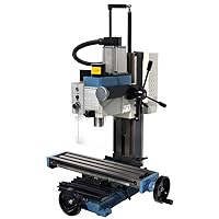 HiTorque Mini Mill with R8 Spindle and Drill Chuck - Power, Torque, and a larger table than other mills in its class, LittleMachineShop.com (3990)
