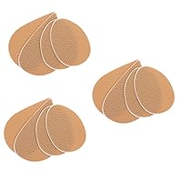 Holibanna 6 Pairs Anti-Slip Stickers for Soles Non- Sole Pads Non- Slip Shoe Grips Shoes for Women Dressy Heels Heel Silencer Silicone Acrylic Adhesive Bottom Pad Women's High Heel