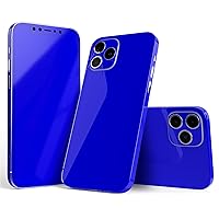 Full Body Skin Decal Wrap Kit Compatible with iPhone 15 - Solid Royal Blue