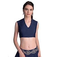 Indian Designer Women Party wear Indian Saree blouse for Women Readymade Non Padded silk choli