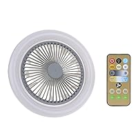 Light Led Fan, 30W LED Fan Light E27 Bulb 85V-265V Ceiling Lamp 2in1 Remote Control Lighting Fan Lamp for Bedroom Store Market