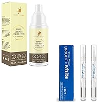 Hair Inhibitor, Moisturizing Hair Inhibitor Permanent Spray (50 ml) and Venus Visage Award Winning Teeth Whitening Pen (2 Pens)