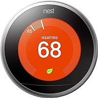 Nest Learning Thermostat - 3rd Generation - Smart Thermostat - Pro Version - Works With Alexa