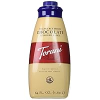 Torani Sugar Free Sauce, White Chocolate, 64 Ounces