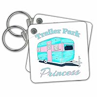 Key Chains Funny camping Trailer Park Princess for all who love to camp and RV. (kc-296249-1)