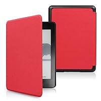Case for Kindle 2022 Edition Cover 6 inch Smart Cover, New Kindle E-Reader Cover 6 inch (11th Gen, Released 2022), Ultra Slim Cover with Auto Wake/Sleep, Purple, Red