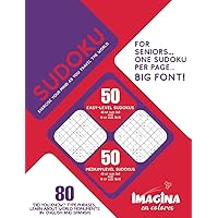 Sudoku: Exercise your mind as you travel the world. FOR SENIORS... BIG FONT!: One Sudoku per page