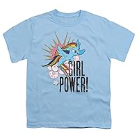 My Little Pony Rainbowdash Girl Power Kid's T Shirt & Stickers (X-Large)