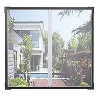 Custom Size Magnetic Window Screen Netting Mesh Curtain Easy Installation