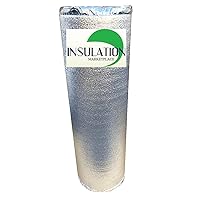 INSULATION MARKETPLACE SmartSHIELD -3mm 48 inchx100Ft ReflectiveINSULATION roll, Foam Core Radiant Barrier, ThermalINSULATION Shield - Engineered Foil