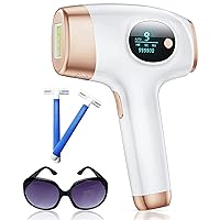 Laser Hair Removal for Women and Men Permanent at-Home IPL Hair Removal Device Upgraded to 999,900 Flashes Painless Hair Remover for Facial, Armpits, Bikini Line, Whole Body