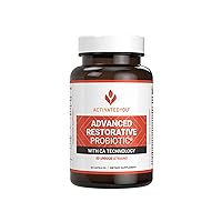 Advanced Restorative Probiotic for Daily Use- 30 Strain Digestive Gut Health & Immune Function Support- Acidophilus Supplement for Radiant-Looking Skin (30 Capsules)