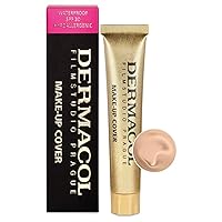 Dermacol - Full Coverage Foundation, Liquid Makeup Matte Foundation with SPF 30, Waterproof Foundation for Oily Skin, Acne, & Under Eye Bags, Long-Lasting Makeup Products, 30g, Shade 207