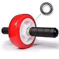 Ab Roller Wheel, Abs Roller Wheel core Exercise Equipment, 880 lbs Weight Capacity No Noise Ab Wheel, Exercise Wheels for Home Gym Core Workout, Exercise Weights for Men & Women Abdominal