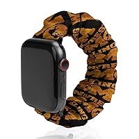 Wrestling Mom Watch Band Compitable with Apple Watch Elastic Strap Sport Wristbands for Women Men