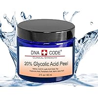 DNA Code®- 20% Glycolic Acid Cell Renewal Peel w/Retinol, CoQ10,Hyaluronic Acid, M3000