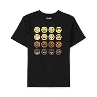 The Children's Place boys Positive Vibes Graphic Short Sleeve Tee