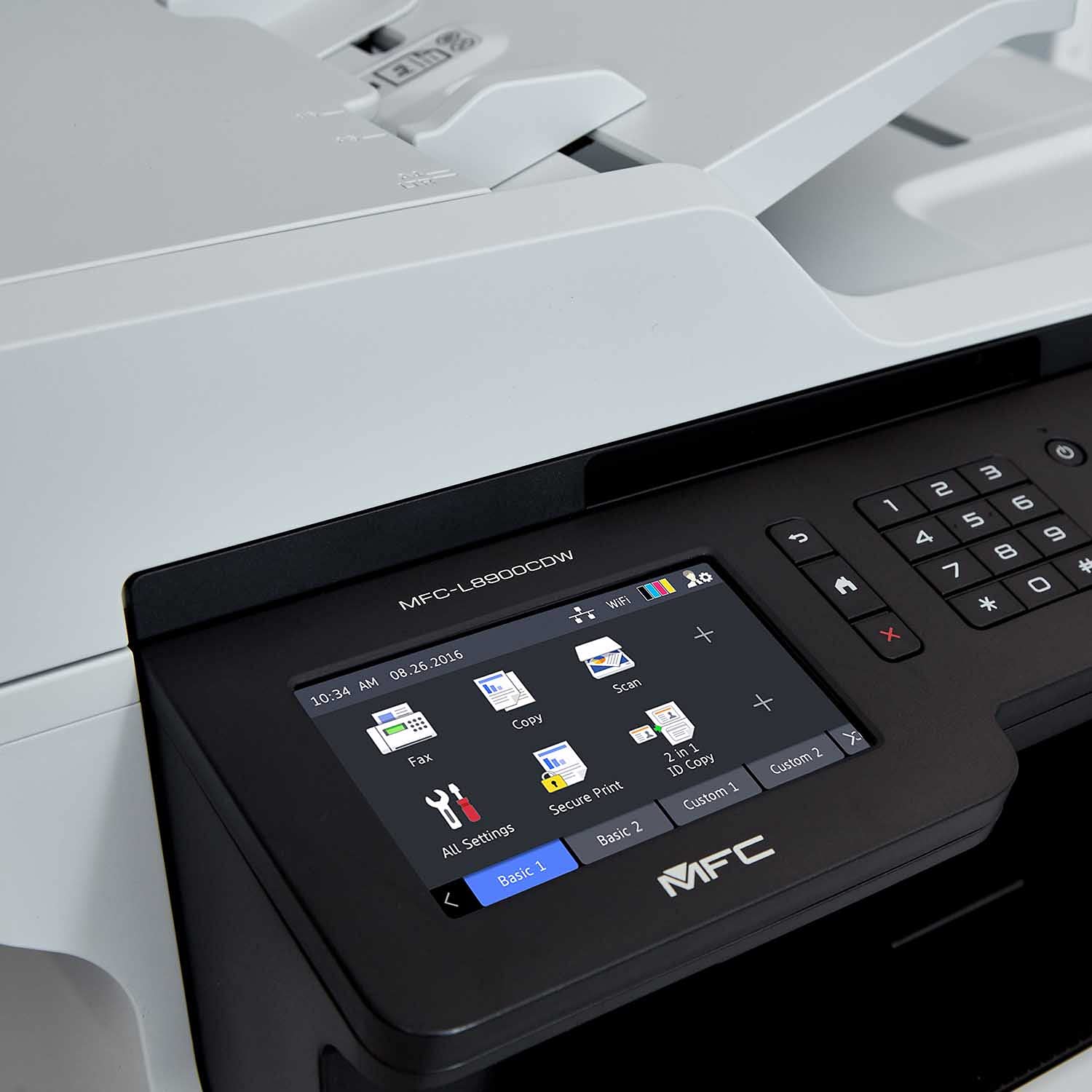 Brother MFC-L8900CDWB All-in-One Wireless Color Laser Printer for Office - 4-IN-1 Print Copy Scan Fax - 5