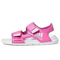 adidas Altaswim Sandal, Lucid Fuchsia/White/Clear Pink, 13 US Unisex Little Kid