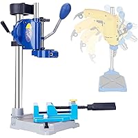 Drill Press Stand with Vise, Drill Press Stand for Hand Drill, Adjustable Drill Press Floor Stand for Workbench Repair Tool for DIY and Professional Repairs