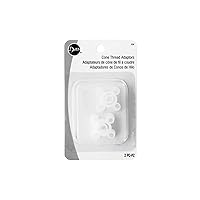 Dritz 920 Cone Thread Adapters, Clear, 2 Count, White