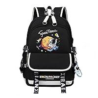 Astronaut Laptop Backpacks for Boys 16 Inch Bag University Travel Daypack With USB Port Travel Business Work Backpack(Rocket)