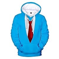 Hoodies For Men,Mens Novetly Preppy Hoodies Plus Size Xmas Hoodie Fleece Pullover Long Sleeve Casual Sweatshirt