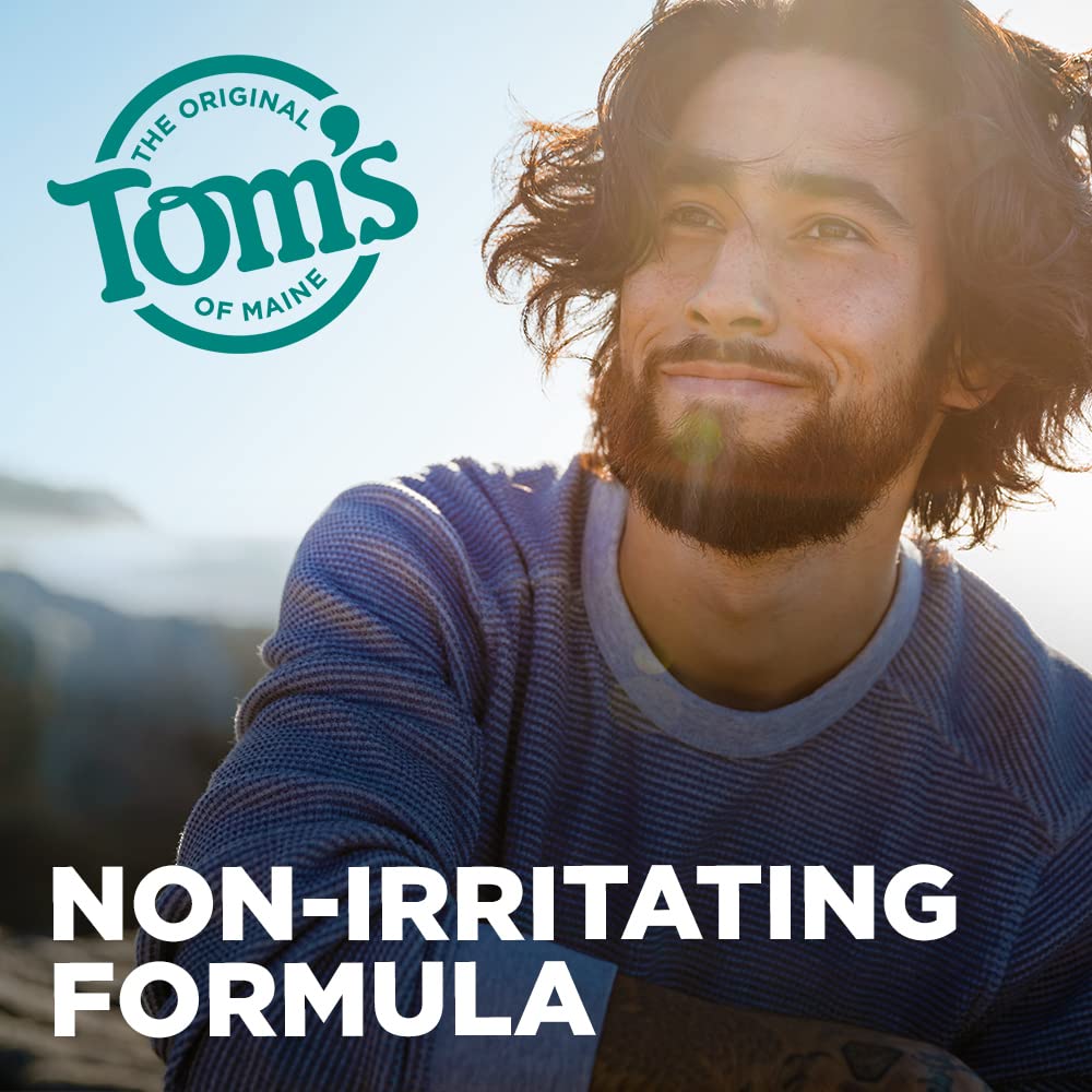 Tom's of Maine Antiperspirant Deodorant for Men, Mountain Spring, 2.8 oz. 3-Pack (Packaging May Vary)