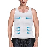 1/2/3 Pack Shaper Slimming Tank Top Athletic Compression Shirt with Sleeveless Undershirts for Men