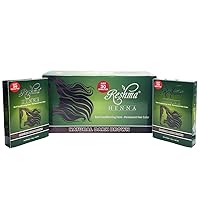Reshma Beauty 30 Minute Henna Hair Color | Infused with Natural Herbs, For Soft Shiny Hair | Henna Hair Color/Dye, 100% Gray Coverage |Semi Permanent | Ayurveda Hair Products (Dark Brown, Pack Of 12)